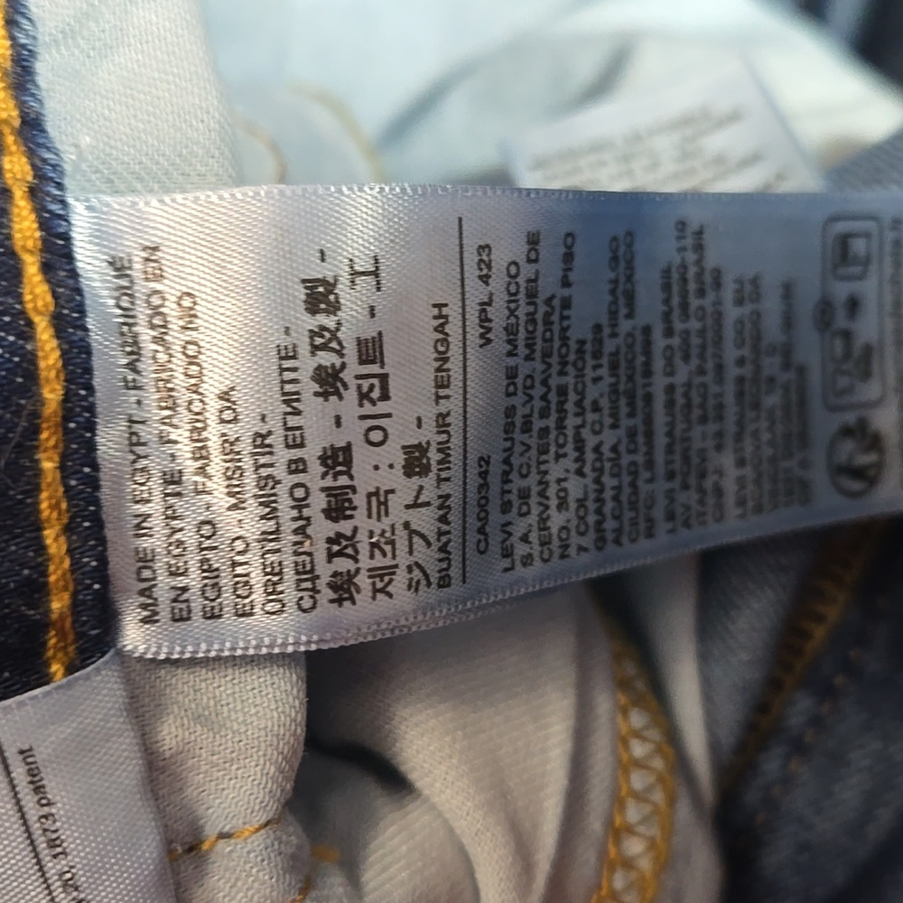 Levi's 505 Men's Relaxed Jeans Medium Wash Blue 36X32 - Picture 6 of 8